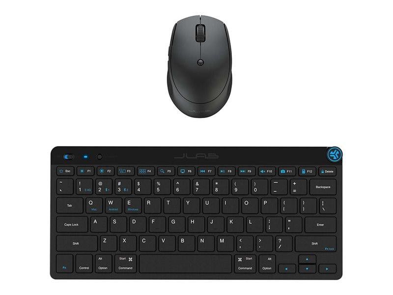 Jlab Audio JLab Go Bundle Includes Go Wireless Mouse & Keyboard. Compact W/Bluetooth Or Usb Dongle Connections.