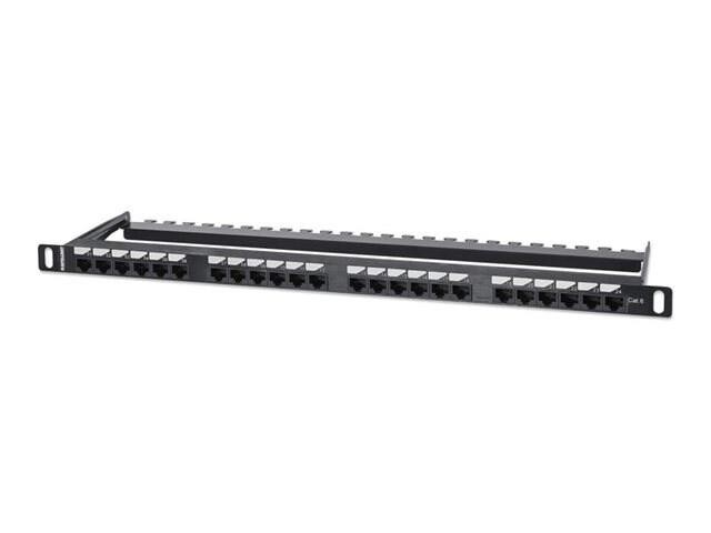 Intellinet Cat6 24-Port Patch Panel, 0.5U