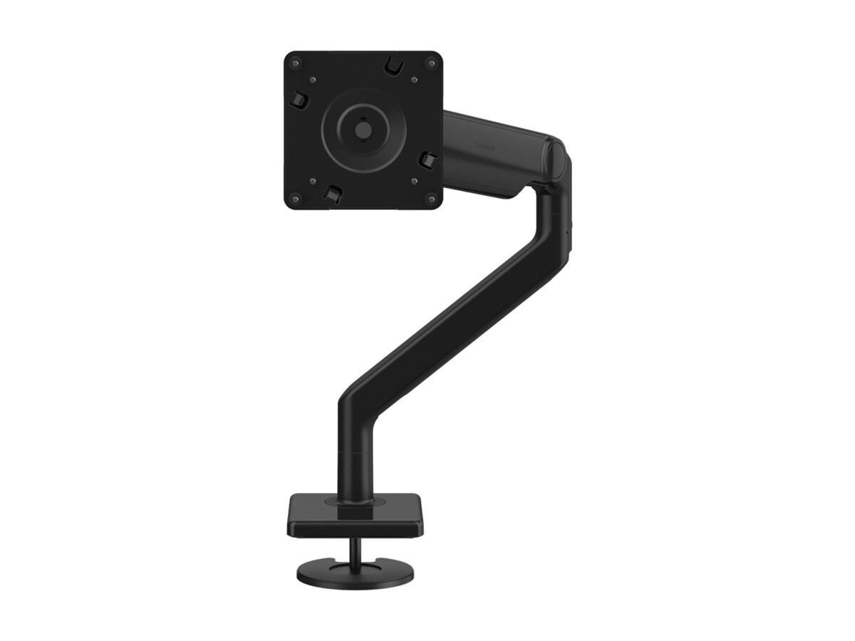 Humanscale M 2.1 Monitor Arm, Bolt-Through Mount, Black, Angled/Dynamic Link