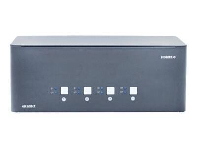 Bytecc 4-Port 4K Quad Monitor Hdmi2.0
