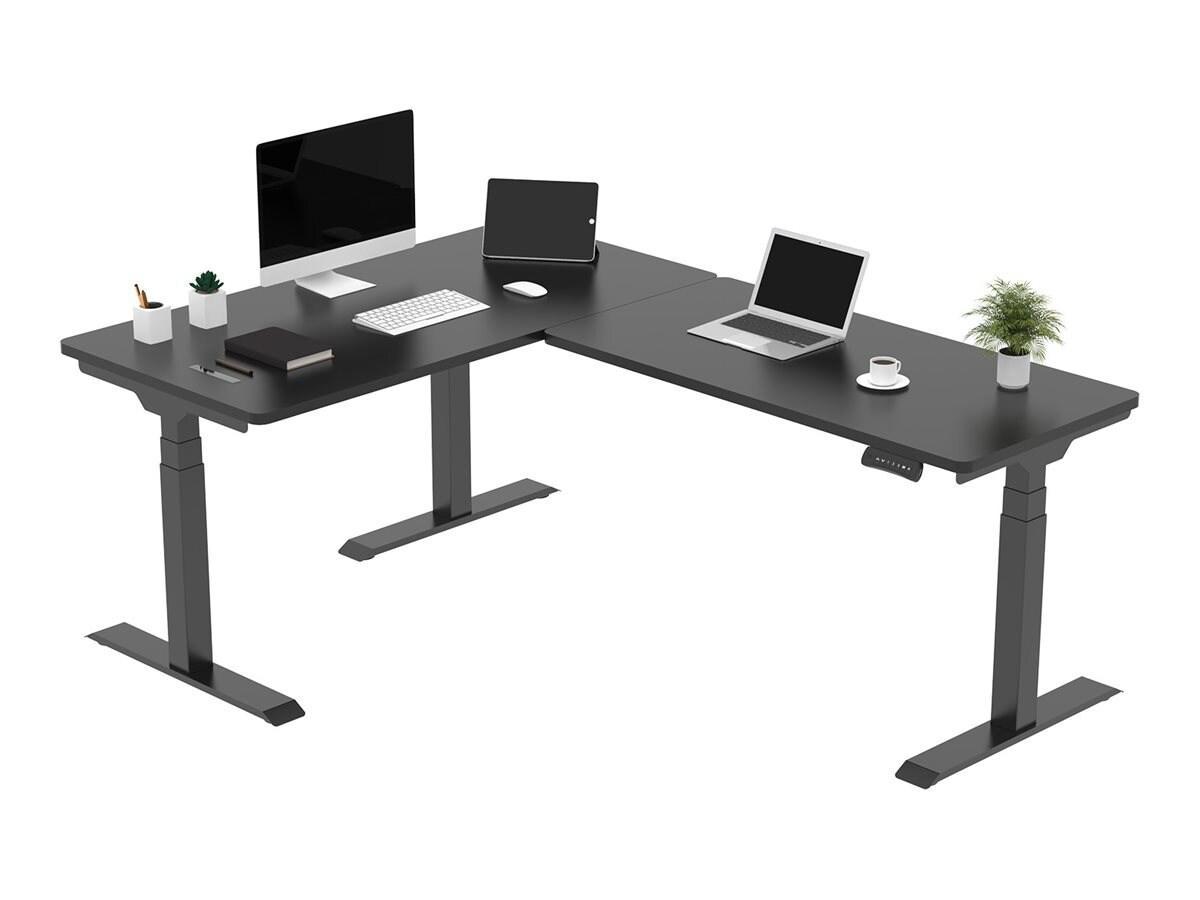 Loctek E7l Standing, L-Shape, Black