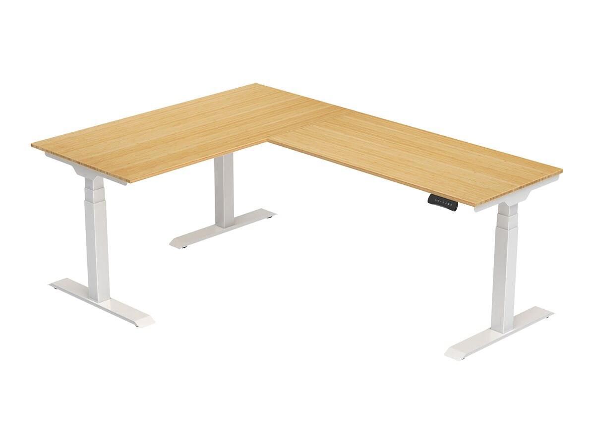 Loctek E7l Standing, L-Shape, White/