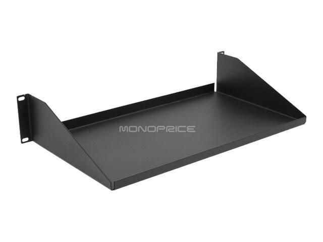 Monoprice Single Sided Shelf, 3.5" (H) X 10" (D) X 19" (W)
