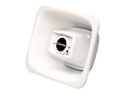 Valcom Flexhorn 4-Watt 25-Volt Transformer Paging Horn - White