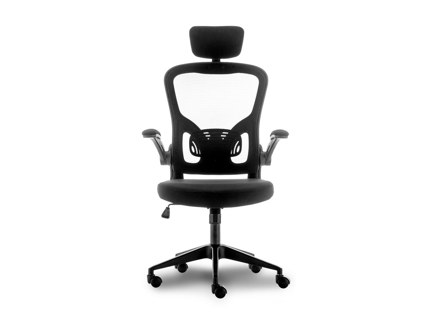 Urban Factory Simple Ergonomic Adjustable Office Chair, Black