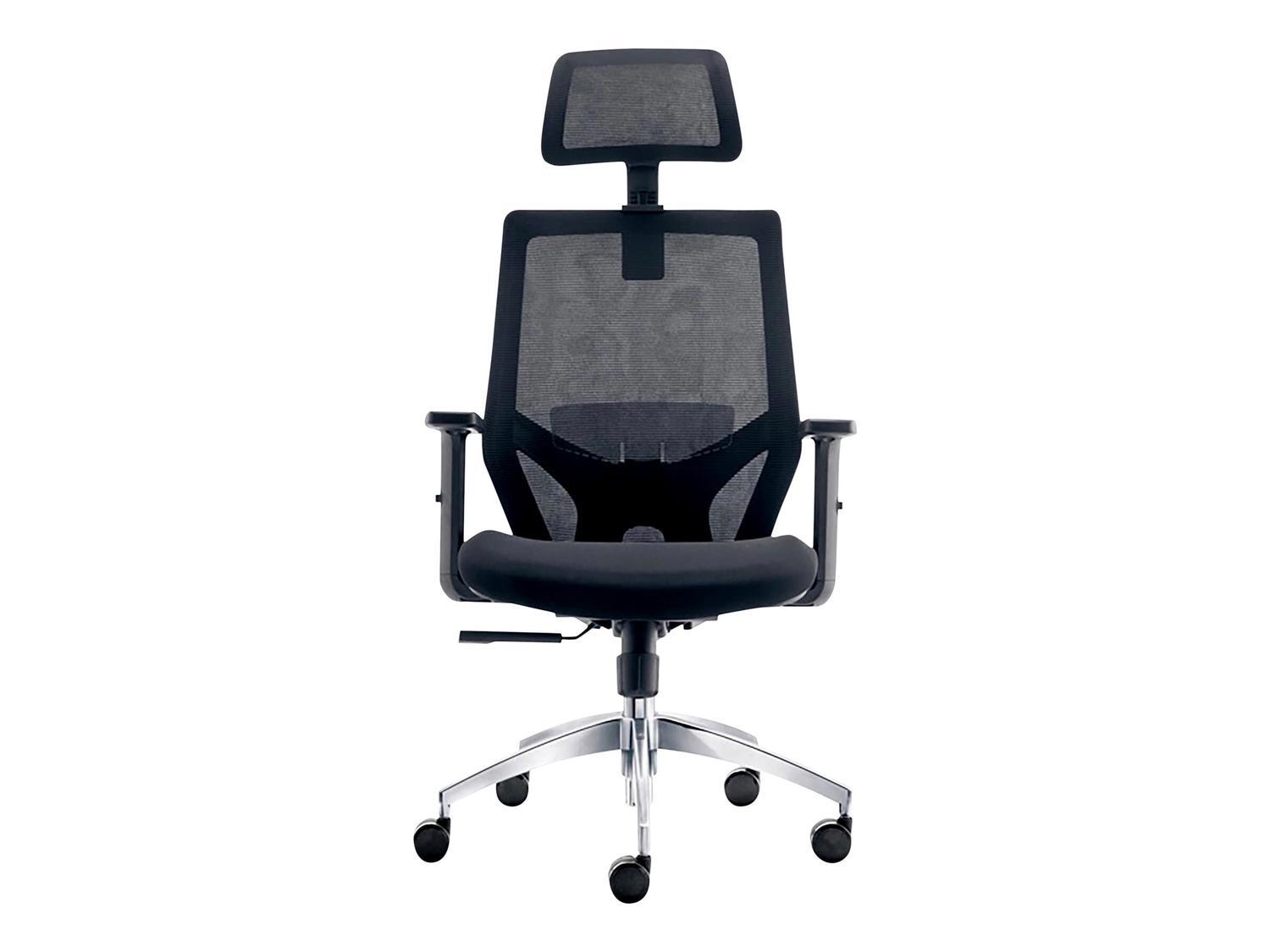 Urban Factory Ergo Adjustable Office Chair With Back Support, Black