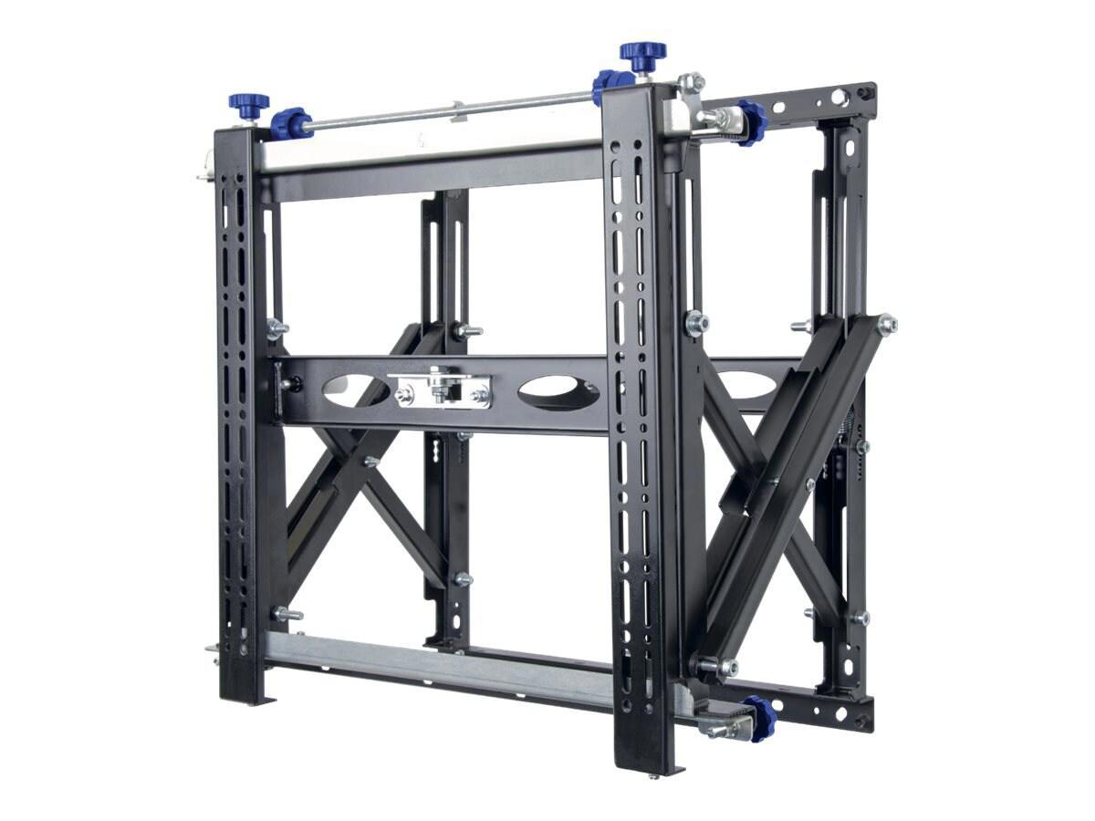 B-Tech Heavy Duty Pop-Out Flat Screen Wall Mount For 42"-120" Displays - Black