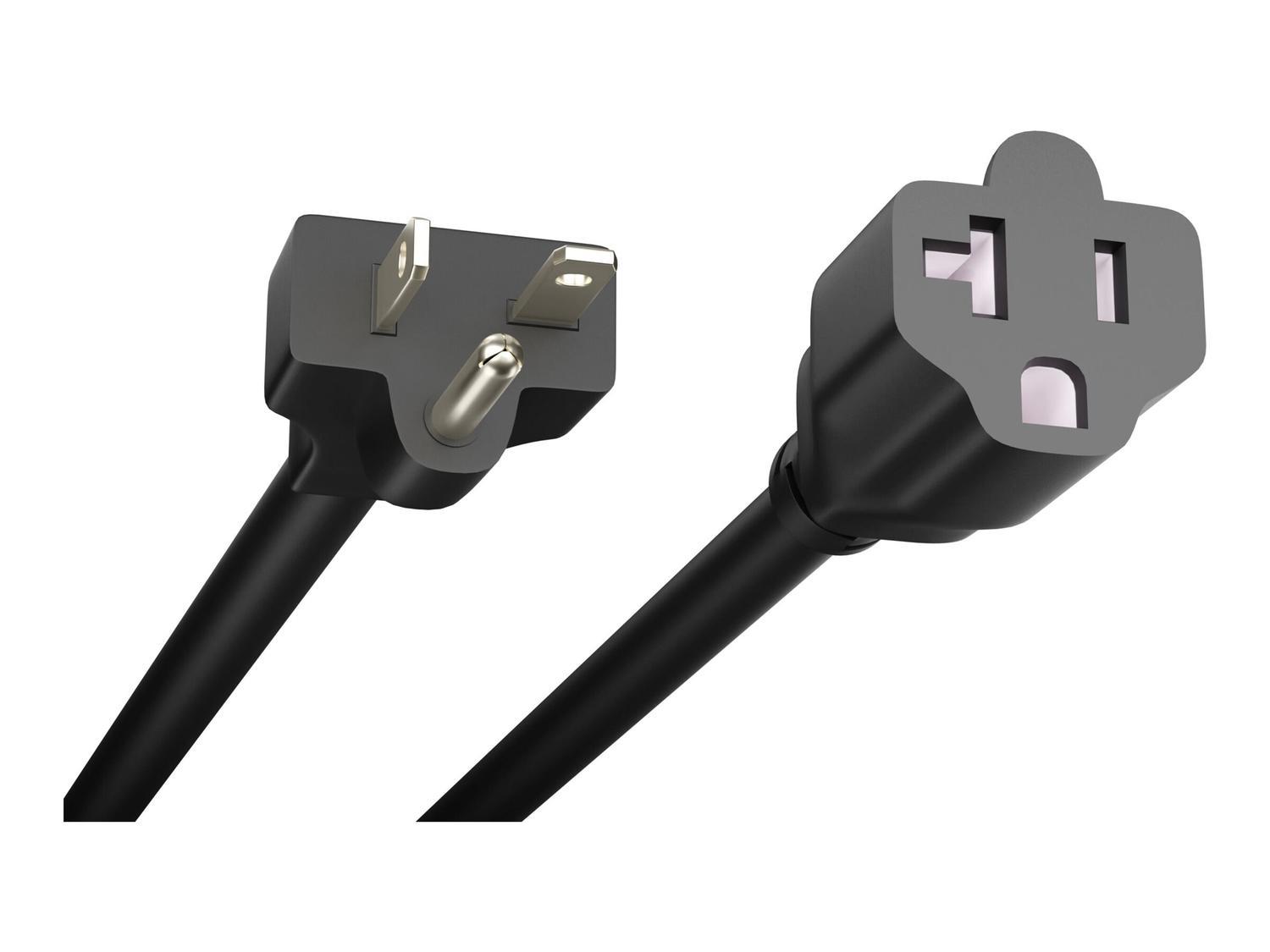 Unc Group Unc 5-20P To 5-20R 20A Power Cord, Black, 10FT