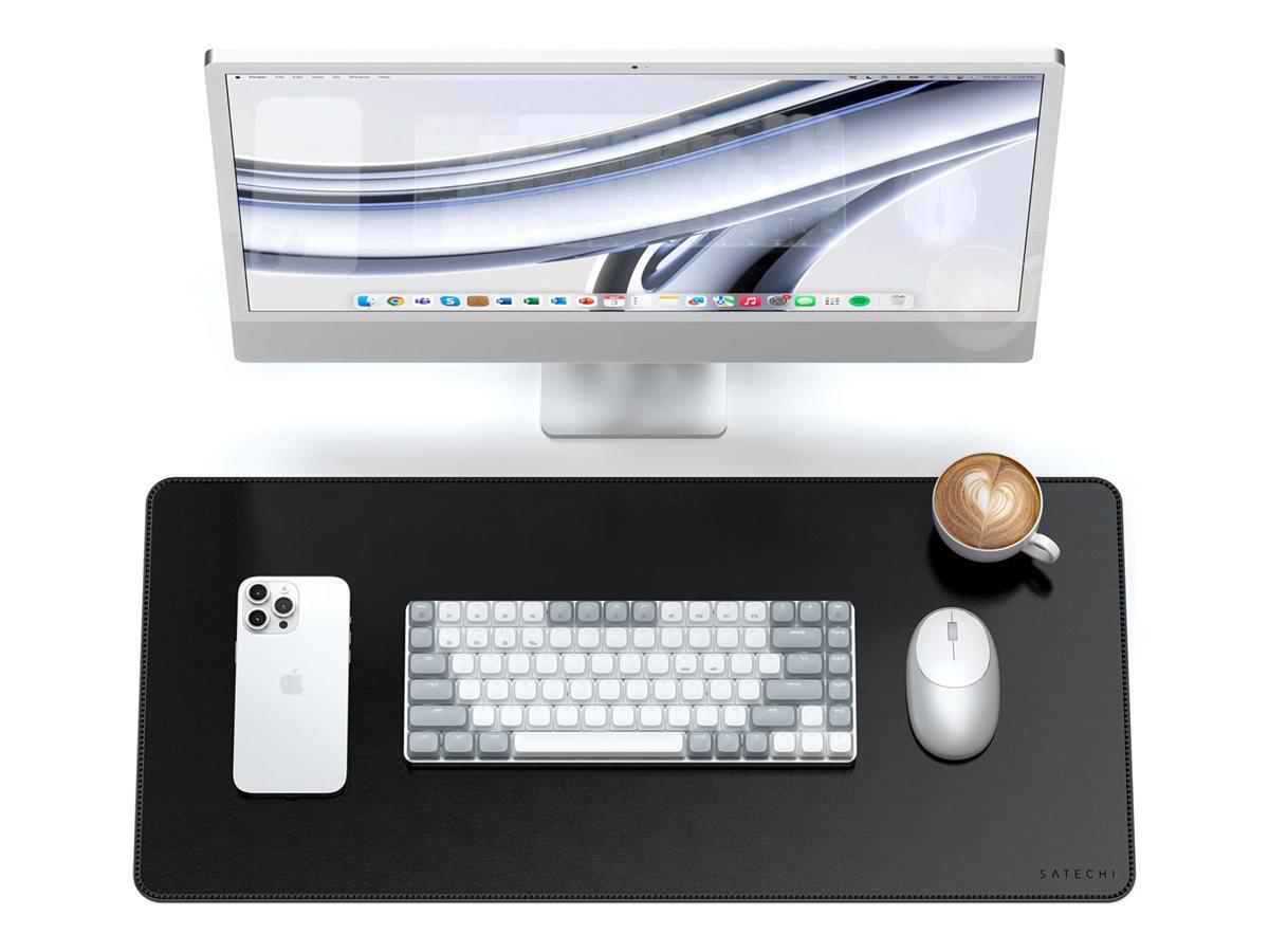 Satechi Vegan-Leather Desk Mat - Black