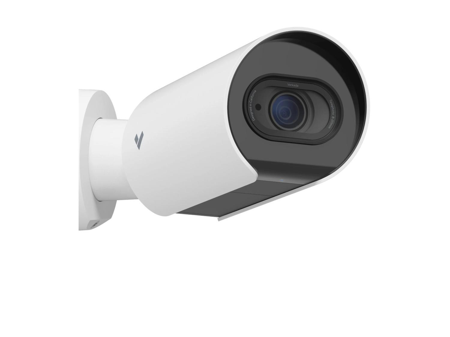 Verkada Cb62-E Outdoor Bullet Camera, 512GB, 30 Days Max, Fips, Taa