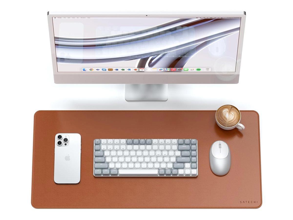 Satechi Vegan-Leather Desk Mat - Brown