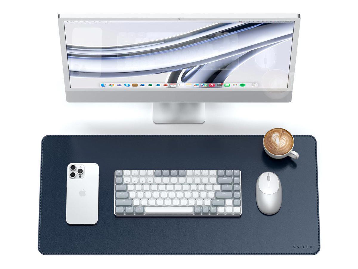Satechi Vegan-Leather Desk Mat - Blue