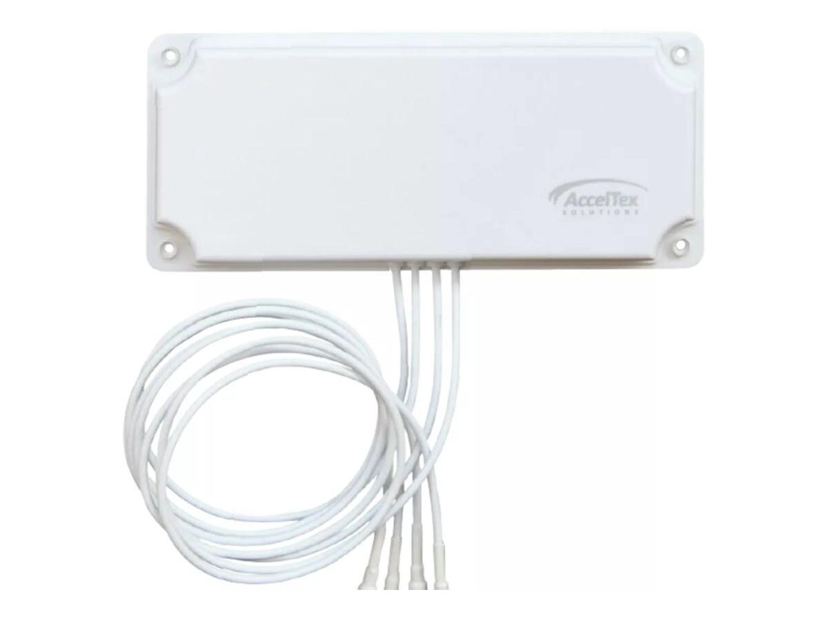 Hubbell 2.4/5 GHz 8 dBi 4 Element Indoor/Outdoor Patch Antenna With Rpsma
