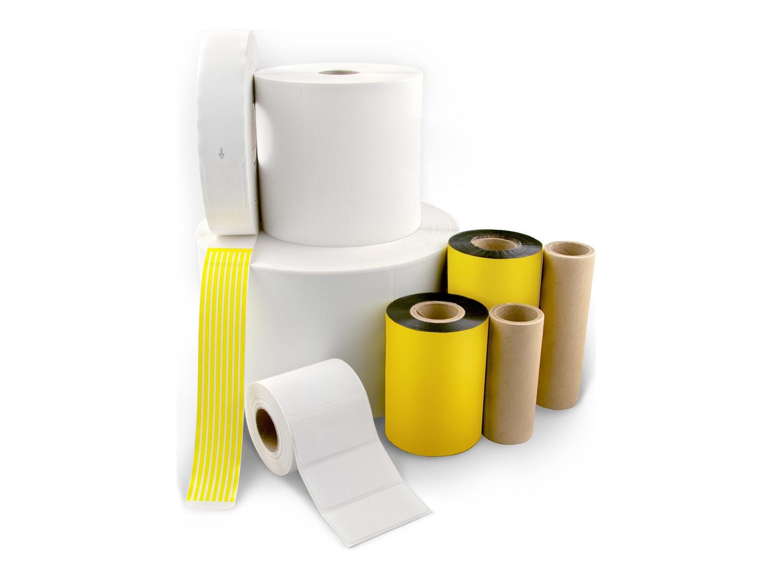 Wasp Technologies Wasp 3" X 2" Stinger White Permanant Adhesive TT Polyester Labels (4 Rolls/3000 Labels-Per-Roll)