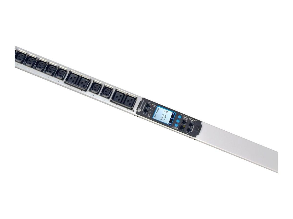 Chatsworth Switched Pro eConnect Pdu; Glacier White; Vertical; For 45U & Higher