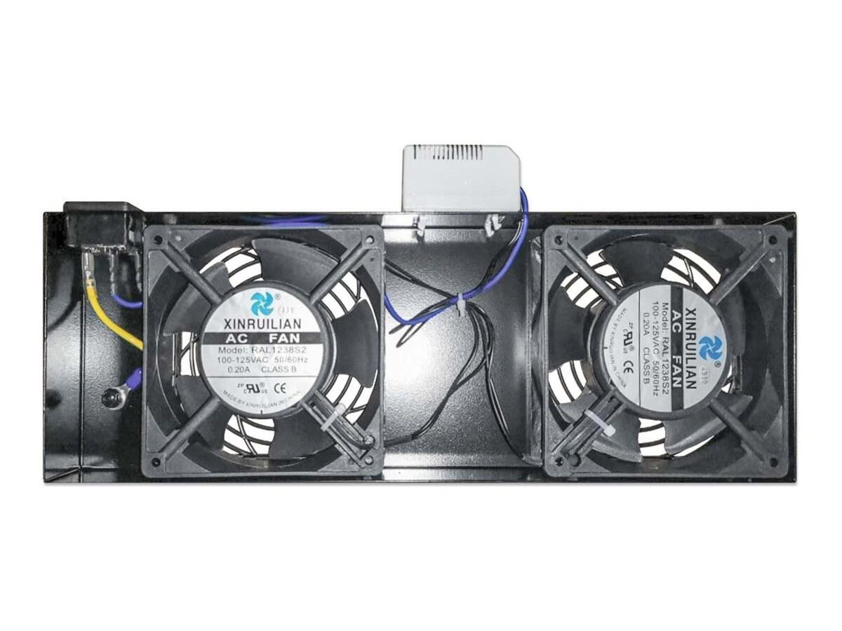 Intellinet 2-Fan Ventilation Unit With TH