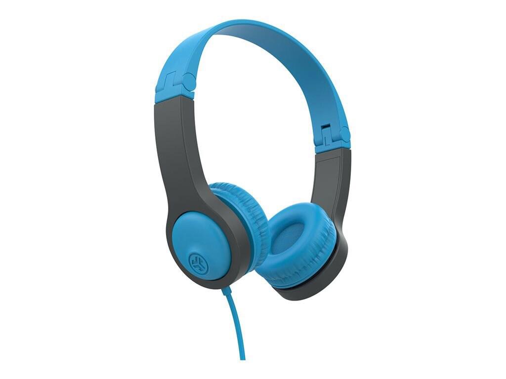 Jlab Audio JLab JBuddies Gen 2 Folding On-Ear Kids Wired Headphones - Blue/Gray