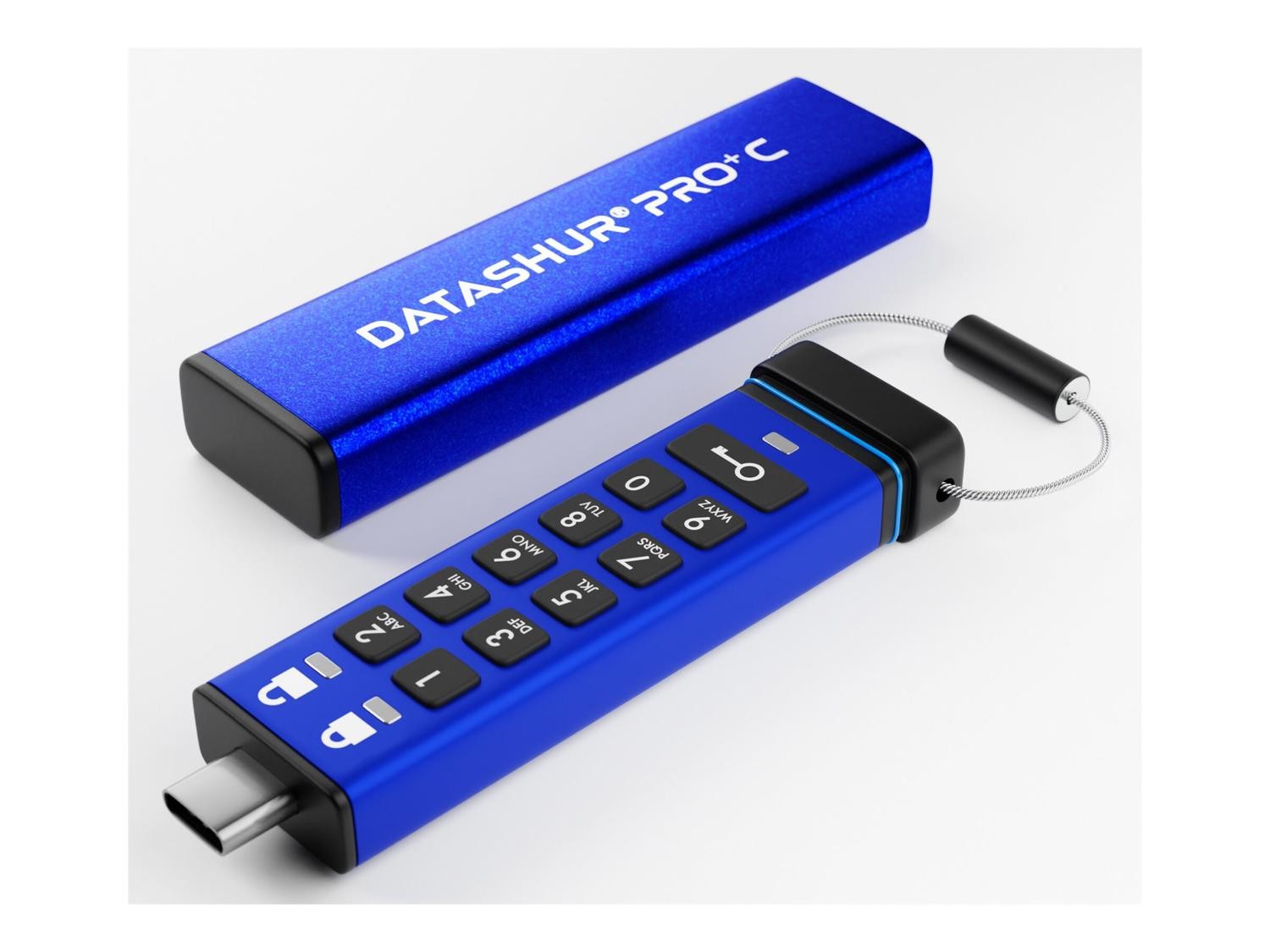 Kanguru Solutions Kanguru 32GB datAshur Pro+C Encrypted Usb-C Flash Drive
