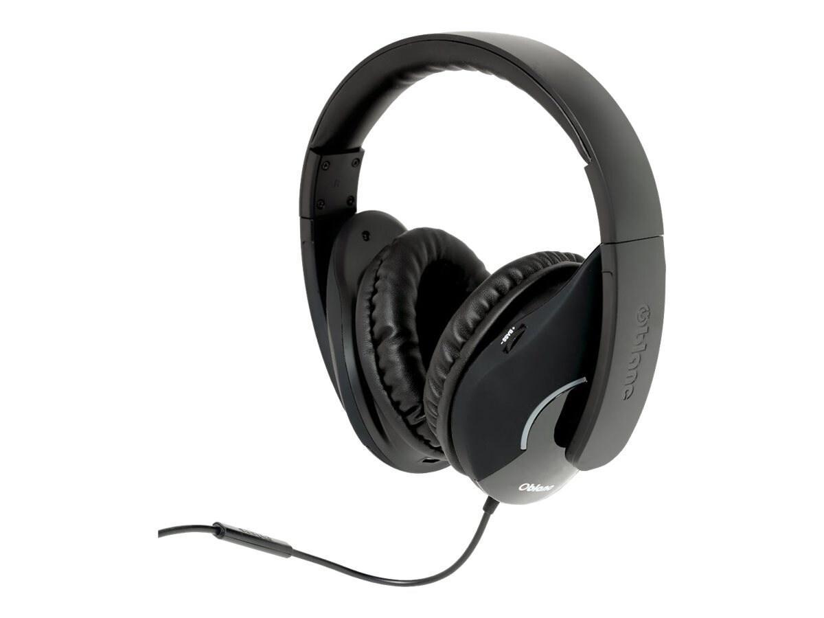 Syba Multimedia Syba Shell210 NC3 2.1 Amplified Stereo Headphones W/ In-Line Microphone