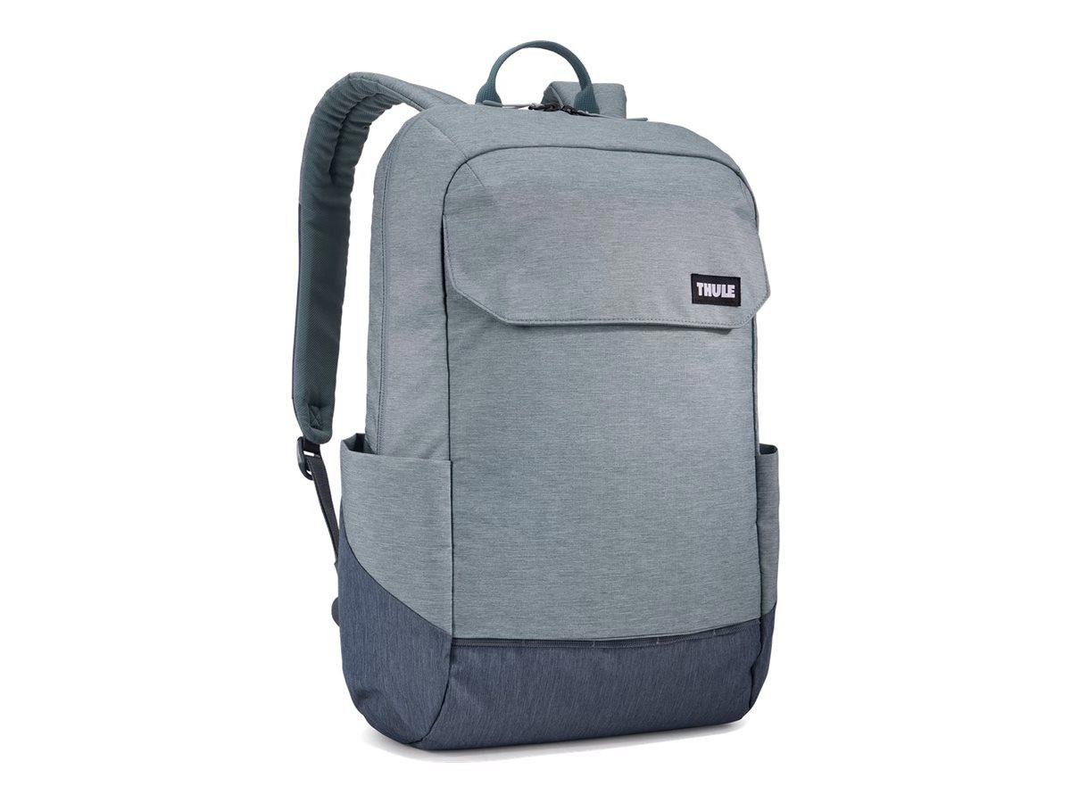 Thule Lithos Carrying Case (Backpack) for 10.5" to 16" MacBook, Table, Notebook, Accessories - Dark Slate, Pond Gray