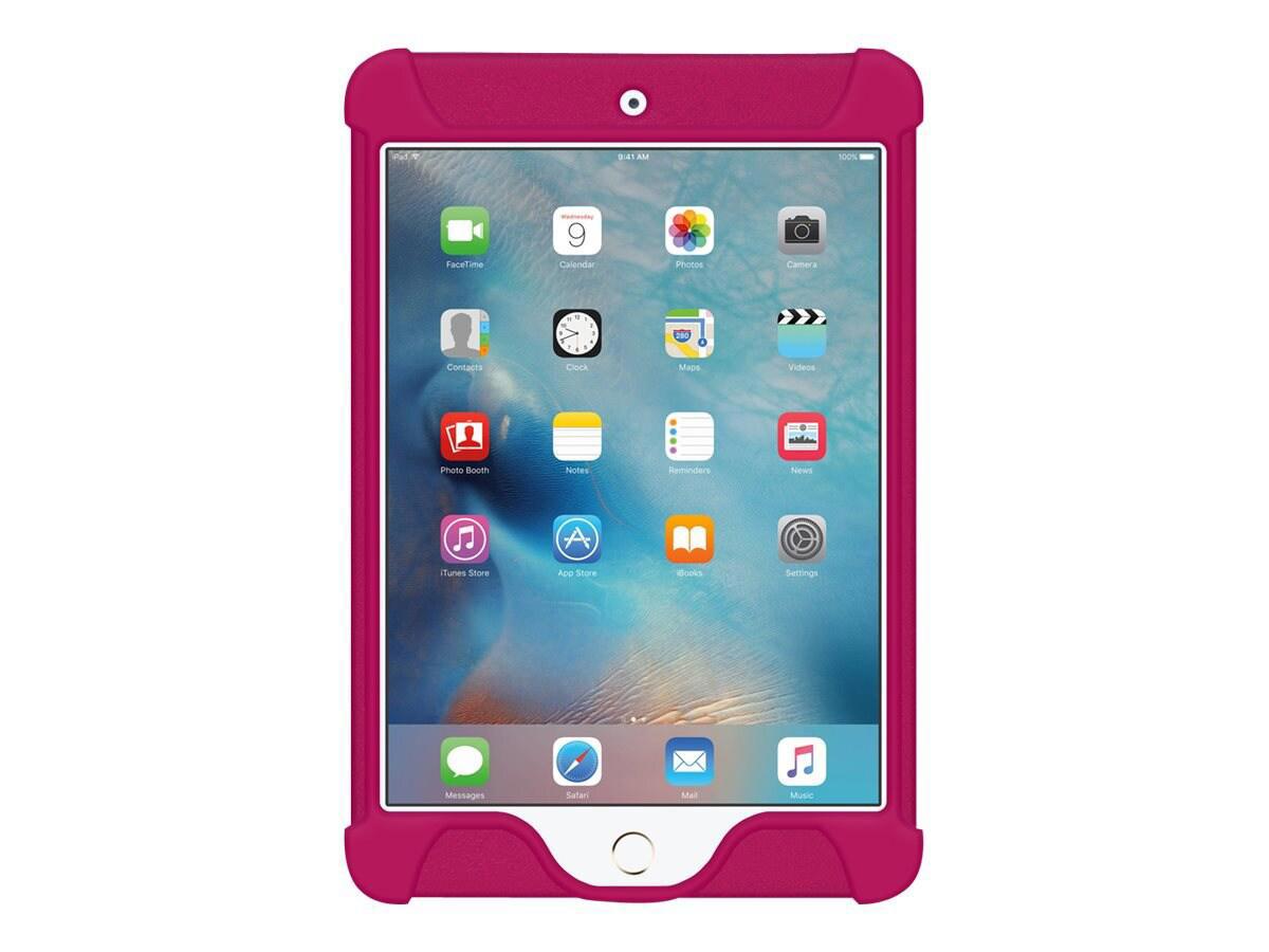 Amzer Silicone Skin Jelly Case Protective Cover For iPad Mini 4 - Hot Pink