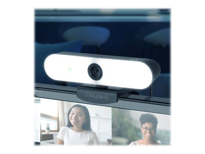 Aluratek 4K HD Led Ring Light Webcam