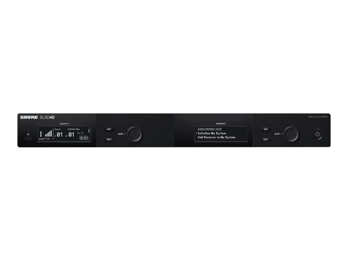 Shure SLXD4D=-G58 Wireless Microphone System Receiver