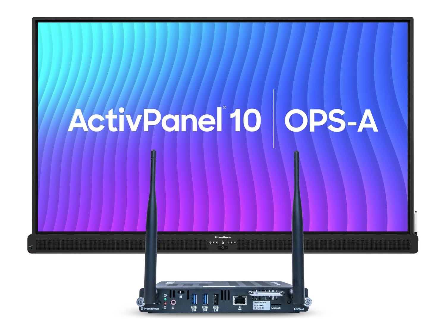 Promethean 75" ActivPanel 10 4K Led-Lcd Touchscreen Display & Ops-A (4GB Ram/32Gb Rom)