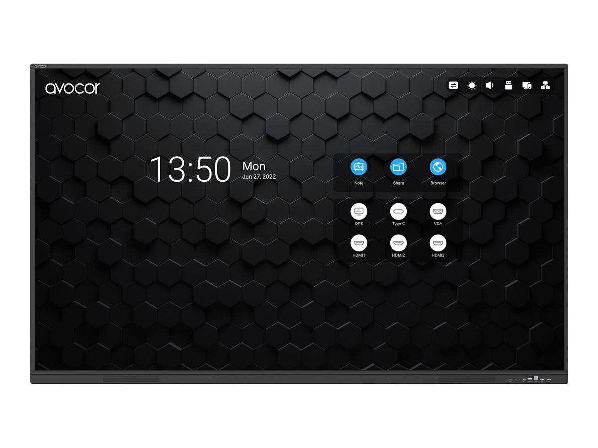 Avocor 86" S-Series 4K Uhd Led-Lcd Touchscreen Display