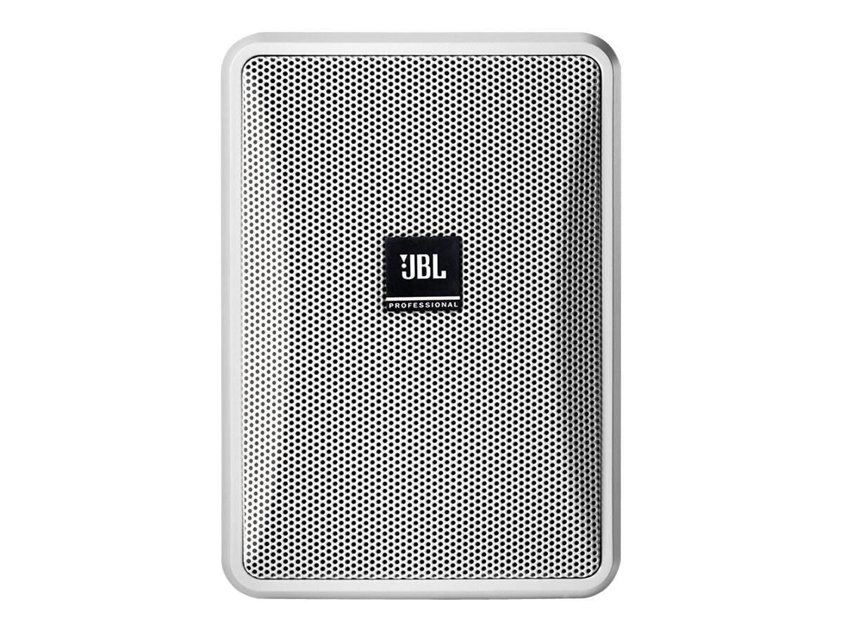 JBL Control 23-1L Ultra-Compact 8-Ohm Indoor/Outdoor Background/Foreground Speakers - White (Pair)