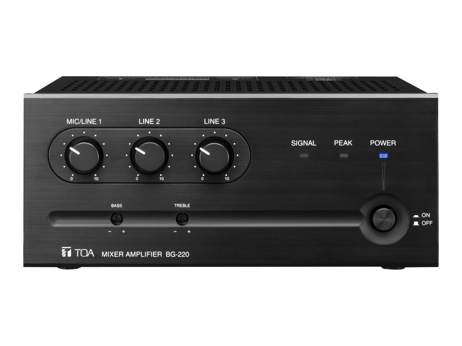 Toa Cu 3-Channel MixerPower Amplif