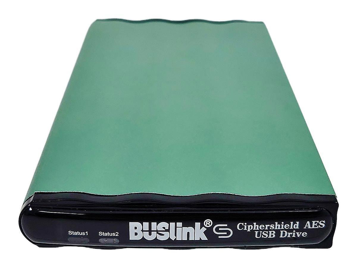 Buslink Media 8TB Disk-On-The-Go Usb-A 3.2 Gen 2/eSATA CipherShield Fips 140-2 Hipaa Mode 0 256-Bit Portable SSD