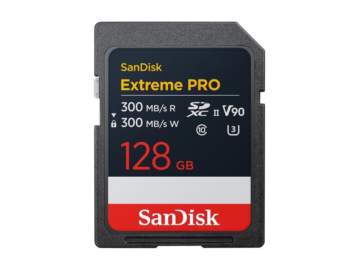 SanDisk 128GB Extreme Pro Uhs-Ii SDXC Memory Card, Class 10
