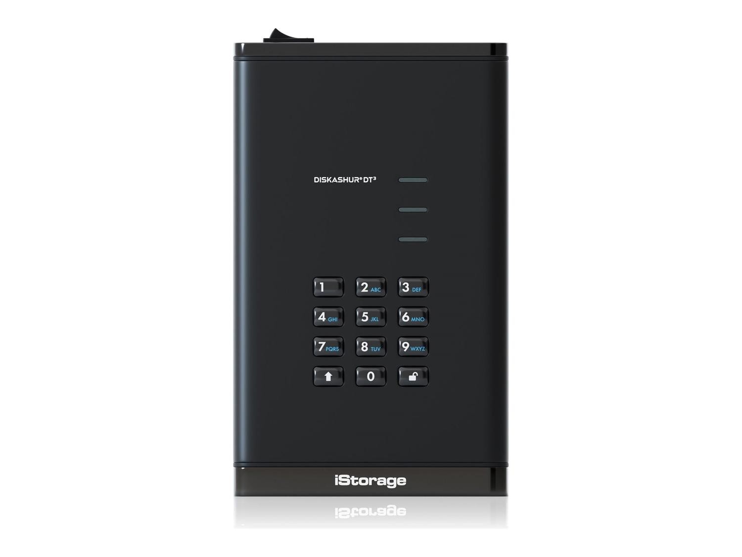 Kanguru Solutions Kanguru 2TB diskAshur Pro3 Usb 3.2 Gen 1 Hardware Encrypted Portable Hard Drive BY iStorage - Black