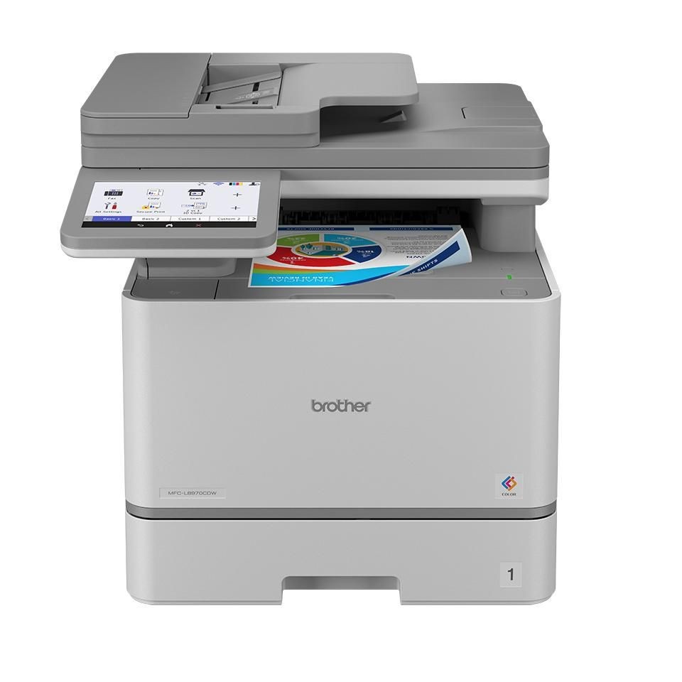 Brother Workhorse MFC-L8970CDW Business Color Laser All-in-One Printer with Duplex Print, Scan, Copy, Advanced Security Features, and Low Total Cost of Ownership