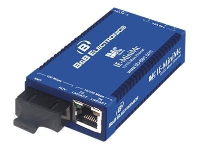 Imc Networks Imc IE-MiniMC TP-TX/FX-MM1300-SC Power 2KM With Ac Power 10/100BaseTX 100BaseFX