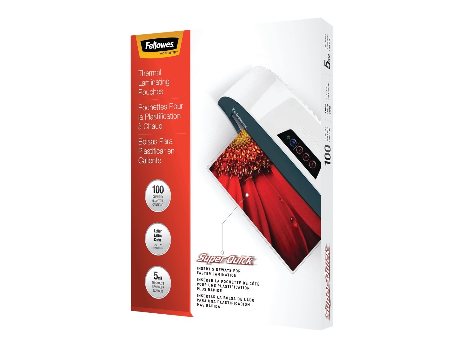 Neato Laminating Pouch, Letter 11.5" X 9", 5Mil, 100-Pack
