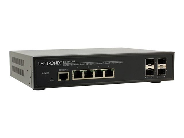 Milan Ethernet Switch 4-Port 10/100/1000B Cpntt+4Port100/1000Sfp W/Na