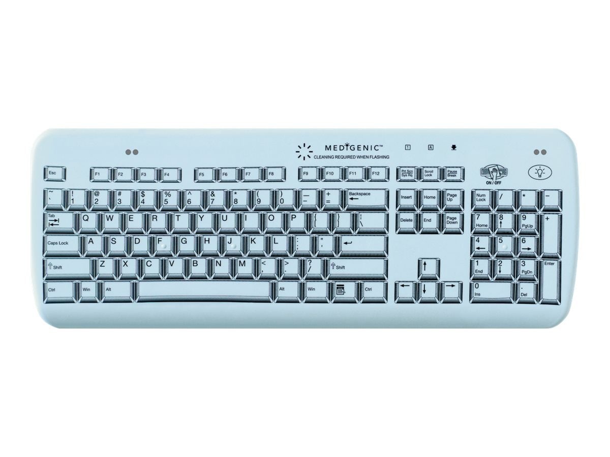 Esterline Interface Technologies Esterline Medigenic Compliance Infection Control Keyboard Us 104-Key Standard Size