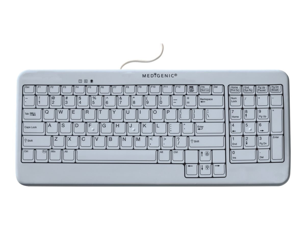 Esterline Interface Technologies Esterline Medigenic Compliance Infection Control Keyboard Us 101-Key Cart Size