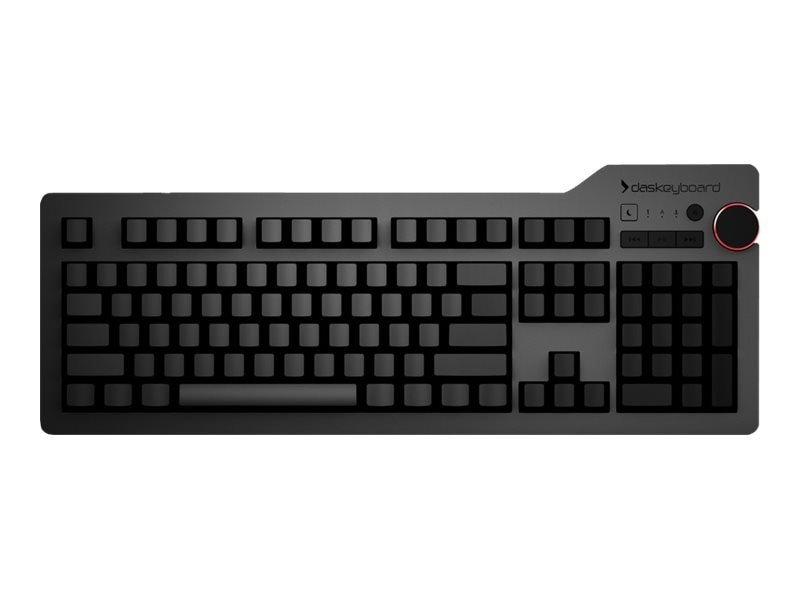 Das Keyboard 4 Ultimate Blank Mechanical Keyboard, Clicky Cherry MX Blue Switches