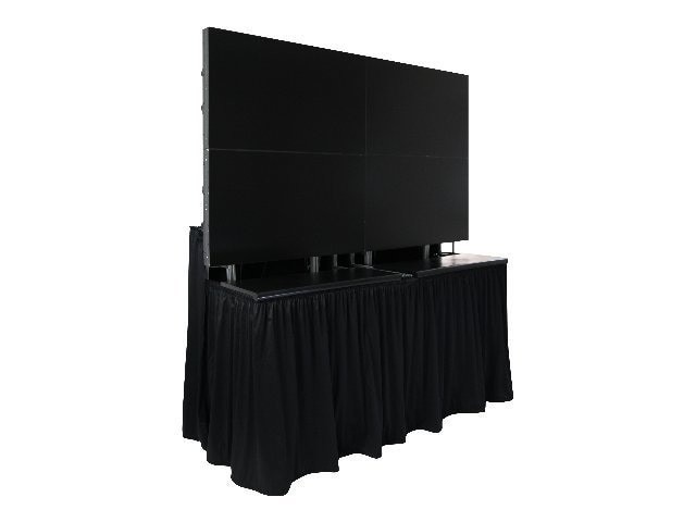 Jelco 2-Piece Drape Kit, Black, For Dual RotoLift Elu-50Rx2 Units