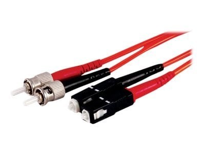 Imc Networks Imc ST-SC Multi-Mode Duplex Fiber Cable, 1M