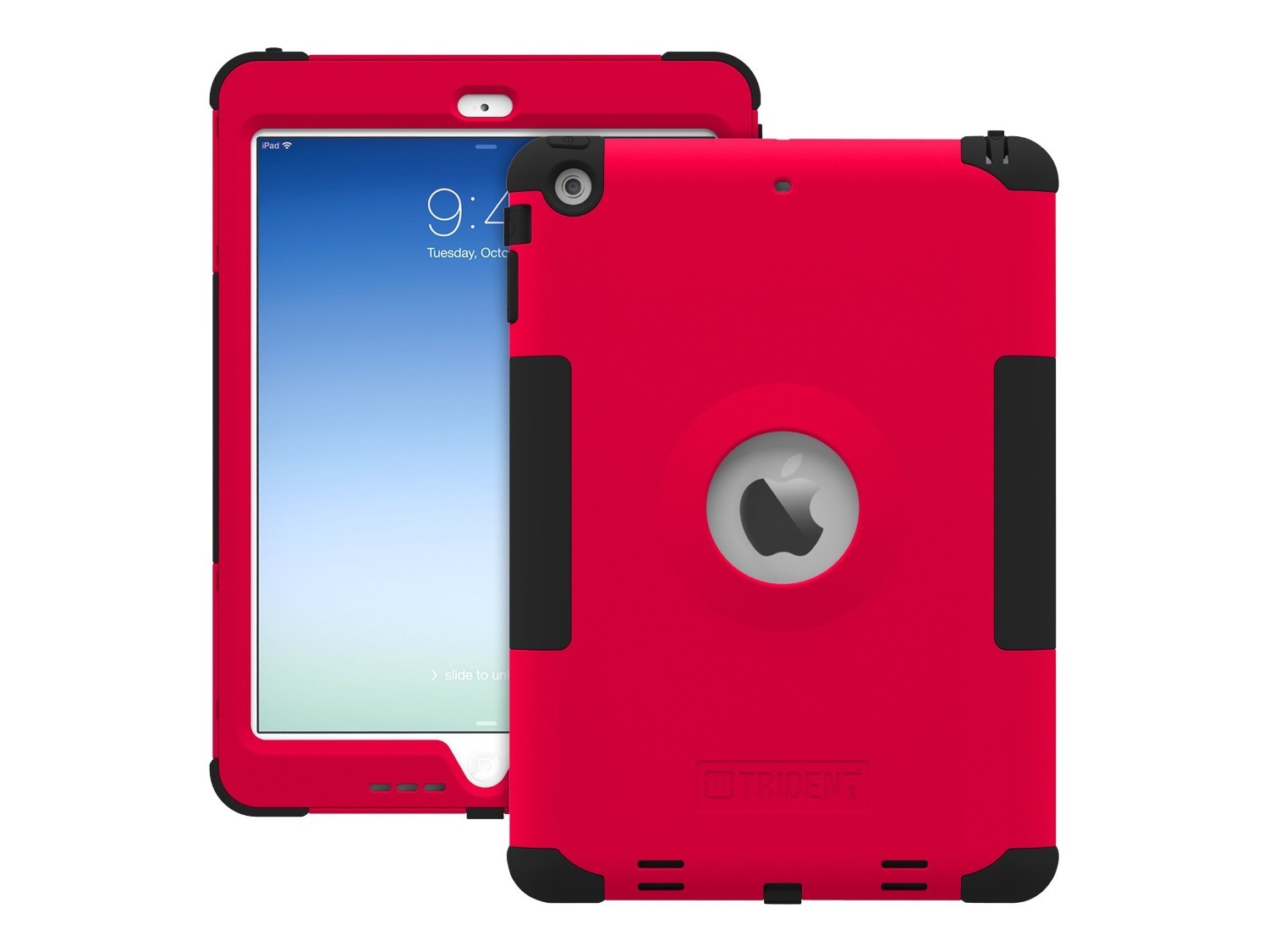 Trident Case Kraken Ams Case For Apple iPad Air, Red