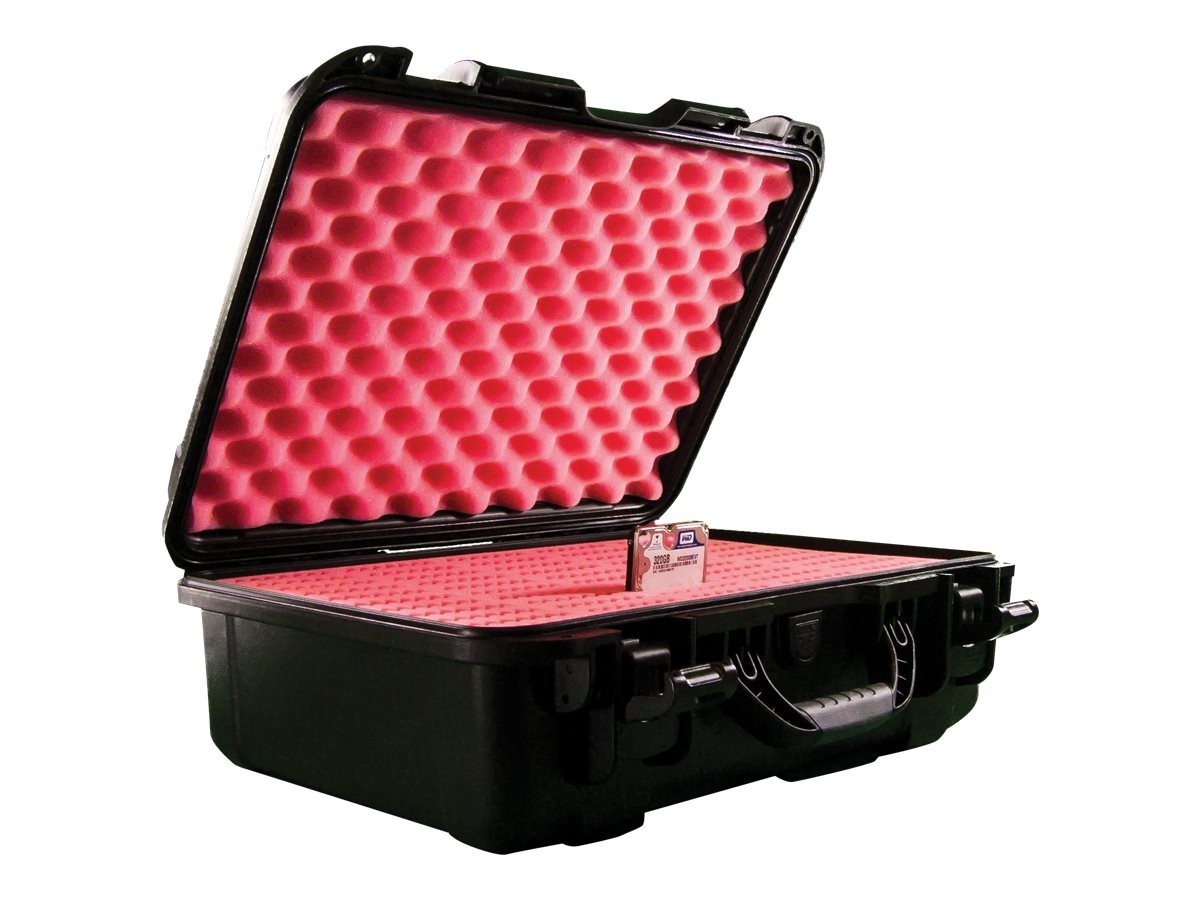 Perm-A-Store Airtight, Waterproof Ata Certified Case W/ Anti-Static Foam Insert, Slots For (55) 2.5" Hard Drives
