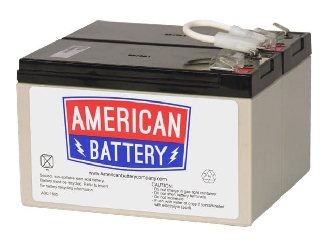American Battery Company American Battery Replacement Battery Cartridge Apcrbc109 For Apc BN1250, BR1200, BR1500 Models
