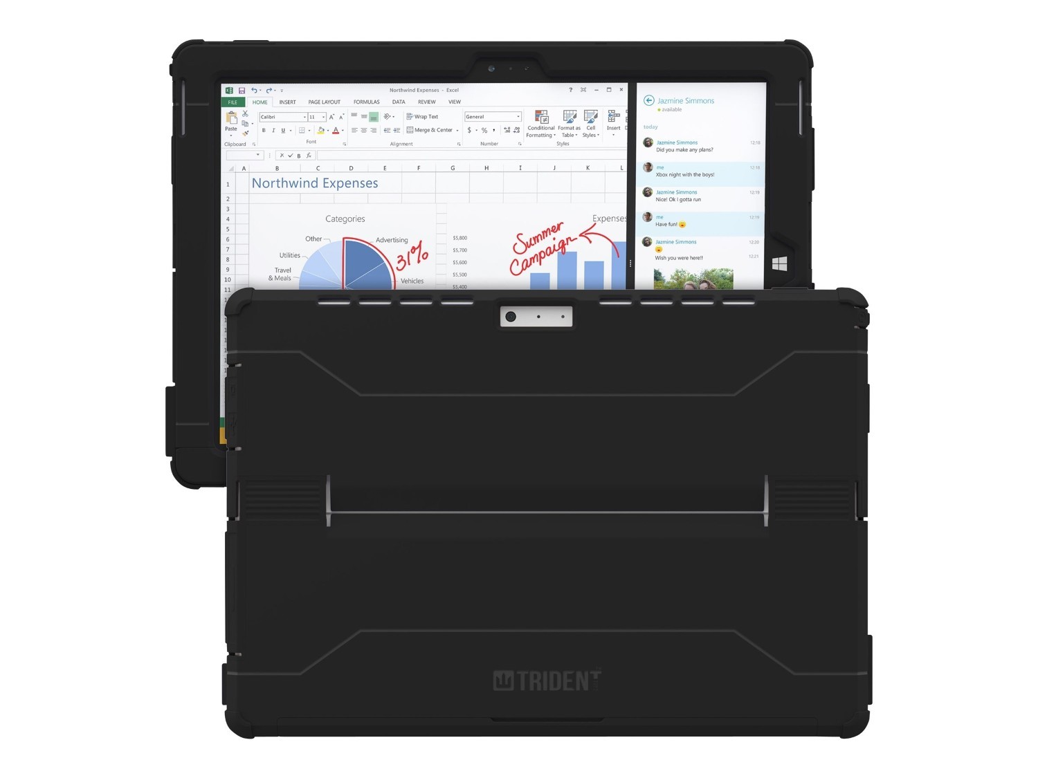 Trident Case 2014 Cyclops Case For Microsoft Surface Pro 3, Black