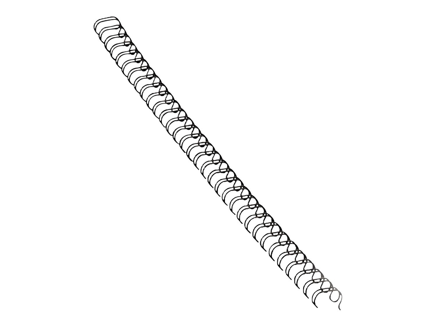 Neato Wire Bindings, 1/2" Diameter, 100 Sheet Capacity, Black, 25-Pack