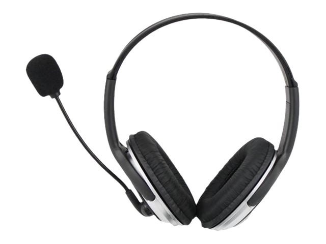 iMicro 100mW Maximum Power Leather Headset W/ Microphone