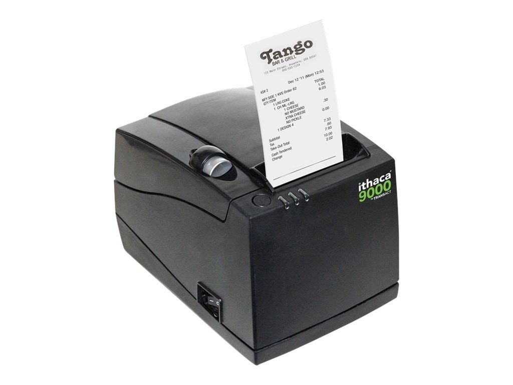 Ithaca 9000 Usb Label/Receipt Thermal Printer - Black
